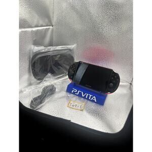 black/ pink and orange ps vita 2000 w/accessories